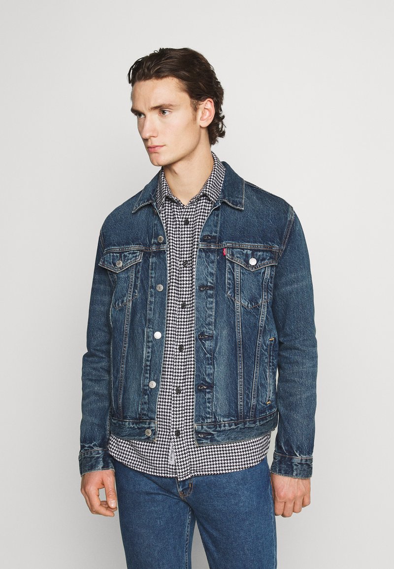 Levi'sÂ® WELLTHREAD TRUCKER - Denim jacket - azurite indigo/dark-blue denim - Zalando.co.uk
