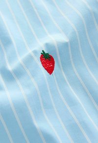 Next REGULAR FIT - FRUIT EMBROIDERED - Hemdbluse - blue white stripe