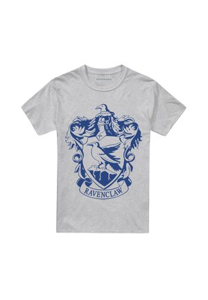 Cotton Soul, HARRY POTTER RAVENCLAW ONE COLOR CREST - T-Shirt print - mottled light grey