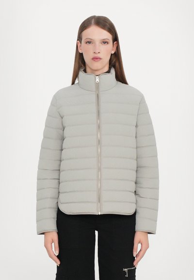 CLOSED QUILTED ZIP JACKET - Giacca invernale - mud grey