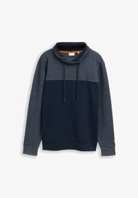 Geselecteerd, navy fine yd stripe