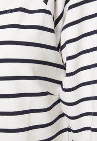 NAF NAF JODY - Vestido de malha - ecru/bleu marine