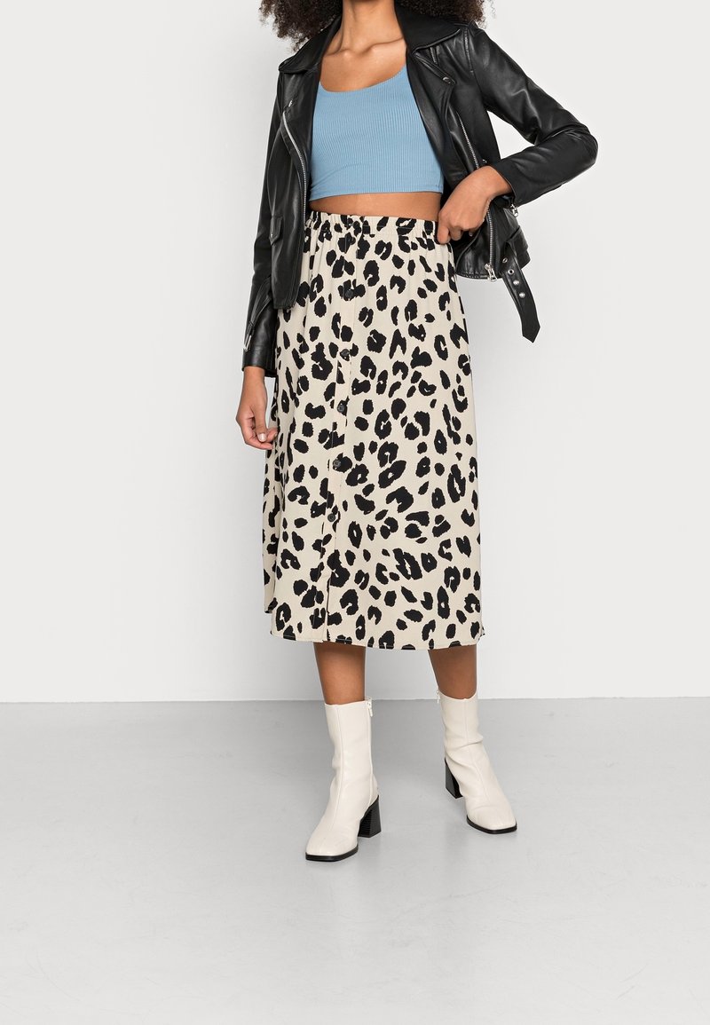 ONLY A-Linien-Rock beige (Pre-owned) Zalando