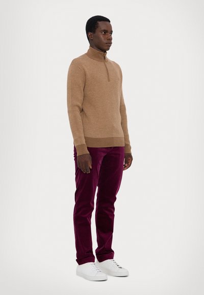 Polo Ralph Lauren LONG SLEEVED PULLOVER - Pulóver - camel combo