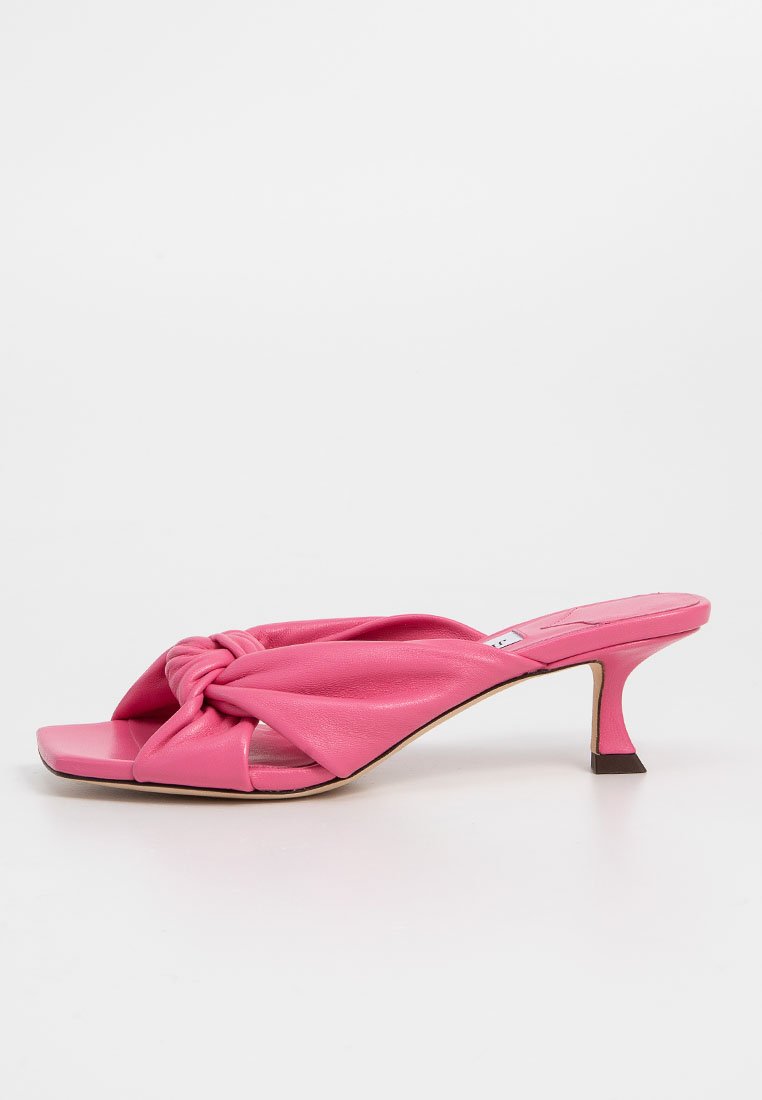 Jimmy Choo Muiltjes met hak donkerroze