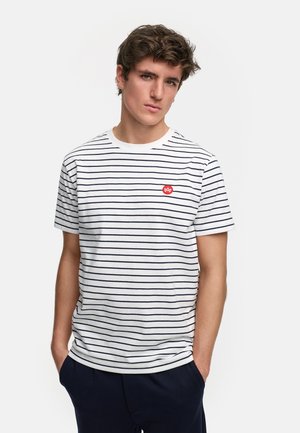 TIMMI - T-Shirt print - offwhite striped