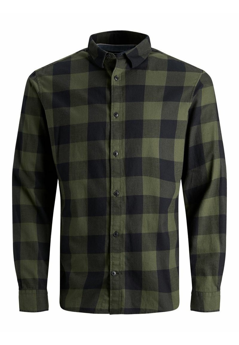 Jack & Jones – Schwere Hemdjacke in Beige aus gebürstetem Twill