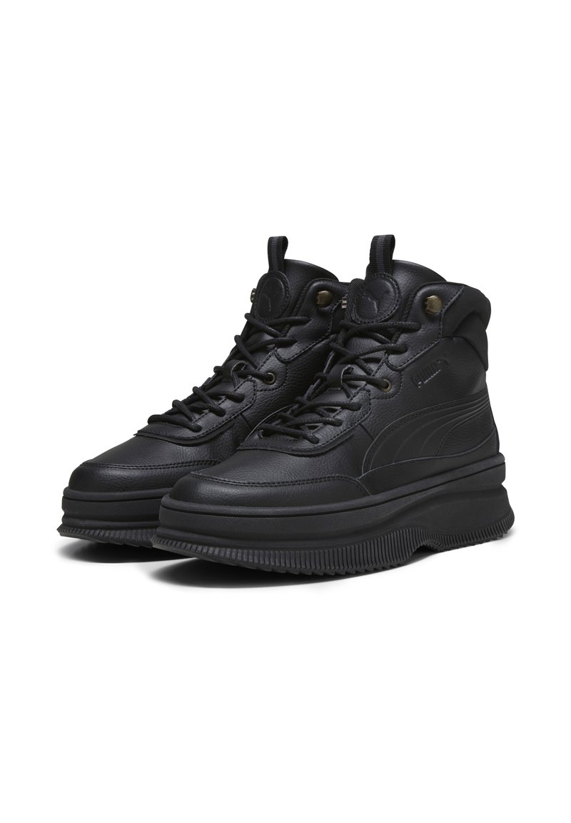 Puma MAYRA - Vysoké tenisky - black/black/strong gray
