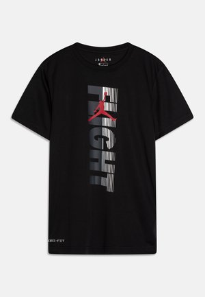 STATIC FLIGHT DRI-FIT TEE UNISEX - Camiseta deportiva - black