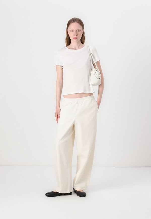 KOYBAY - Trousers - blanc casse4