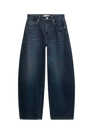 Mango, ADULT - Blugi wide leg - dark blue