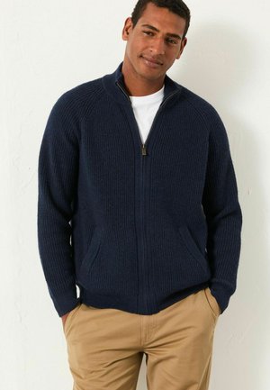 TALL FIT - ZIP THROUGH  - Cardigan - navy