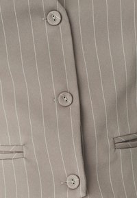 KATHERINE TOP - Weste - taupe pinstripe