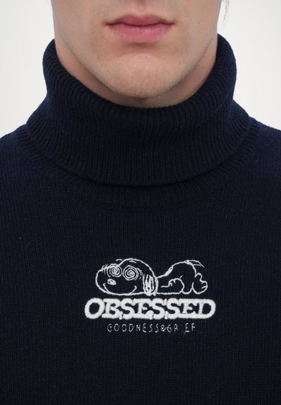 Iceberg MAGLIA LUPETTO - Pulover - blu scurissimo