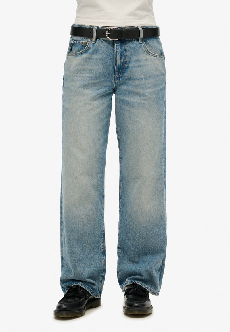 Superdry & Co WIDE - Jeans Relaxed Fit - baltimore blue