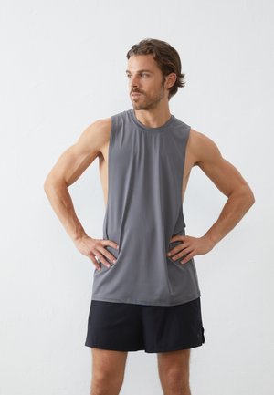 ULTRA LOW MUSCLE SPORTS TANK - Top - dark grey