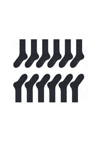 HAPPY 6-PACK - Socken - black