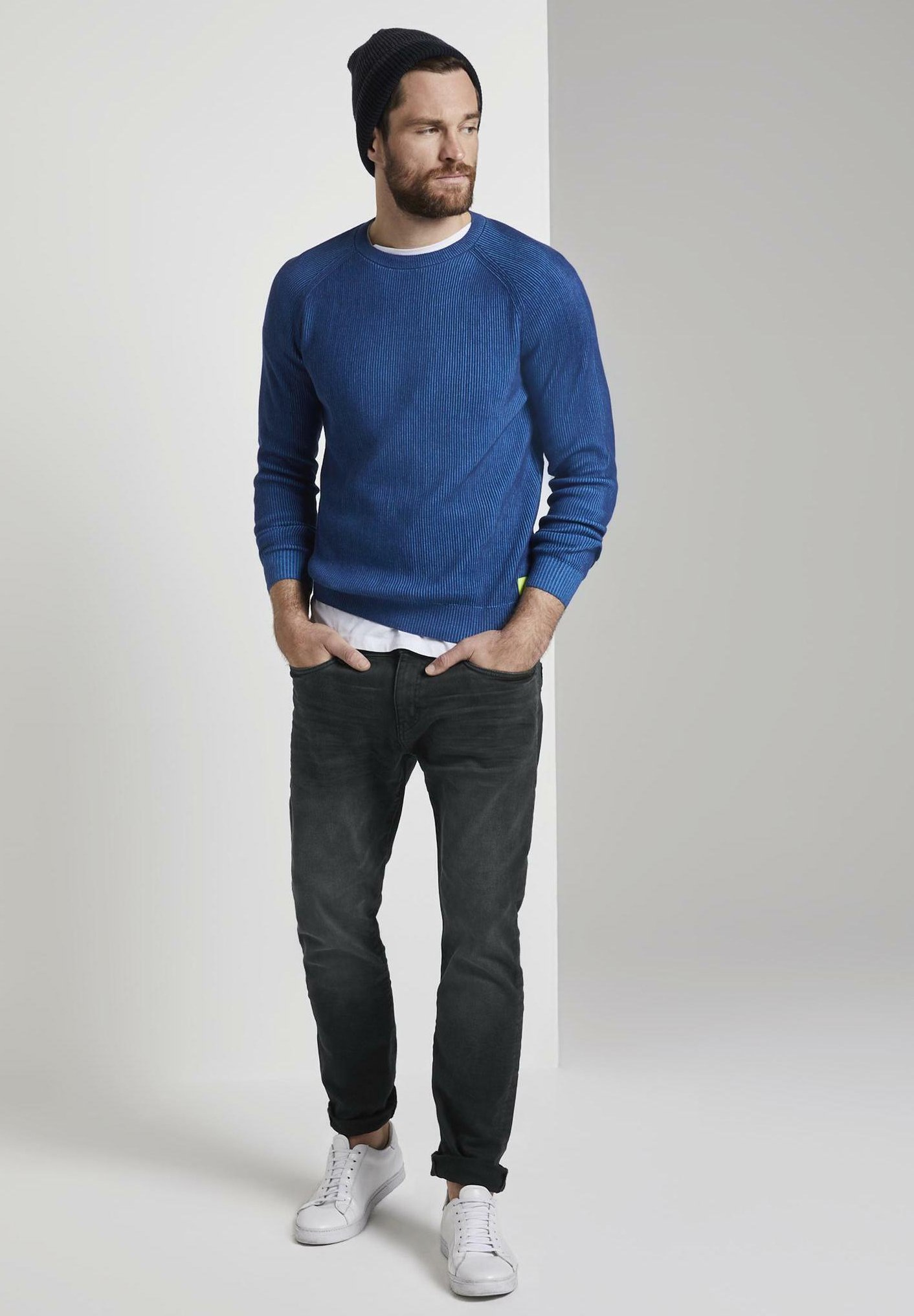 Homme MIT RIPPMUSTER - Pullover Homme MIT RIPPMUSTER - Pullover