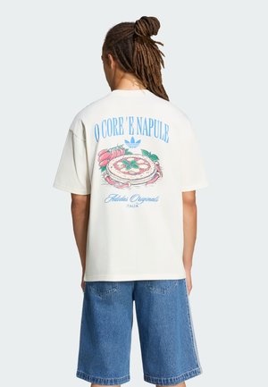 adidas Originals, NAPOLI GFX TEE - T-shirts print - off white