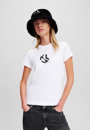 SLIM MONOGRAM - T-shirt print - white
