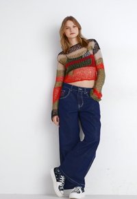 Jaded London COMET COLOSSUS - Široke hlačnice - blue denim