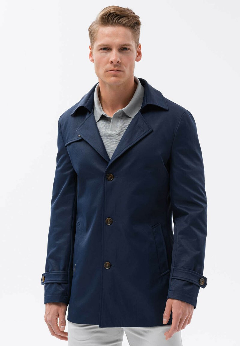 Ombre Trenchcoat - blue navy