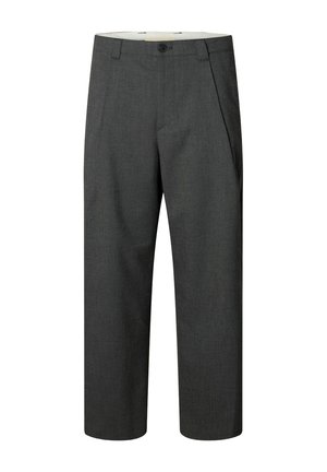 Annarr, TROUSERS RELAXED FIT - Broek - dark grey melange