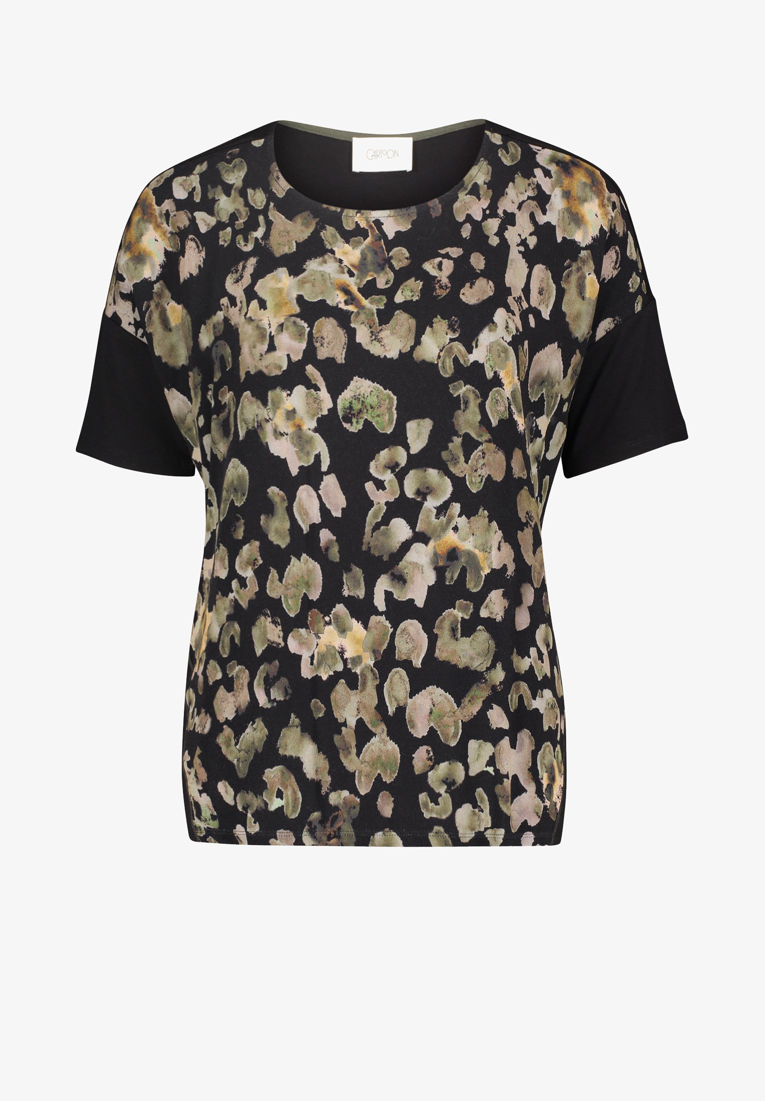 Cartoon Mit Aufdruck T Shirt Print Schwarz Grun Zalando De