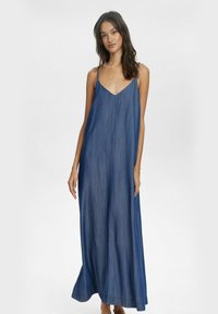 Nümph NUHERMIONE  - Maksi suknelė - medium blue denim