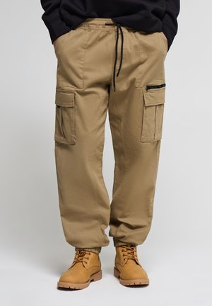 Terranova, PANTALONE LUNGO TINTA UNITA - Pantaloni cargo - beige
