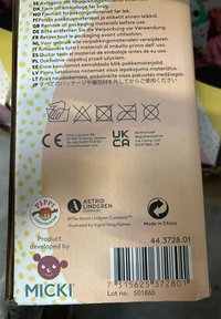 Pippi Longstocking Babyspeelgoed - weiß