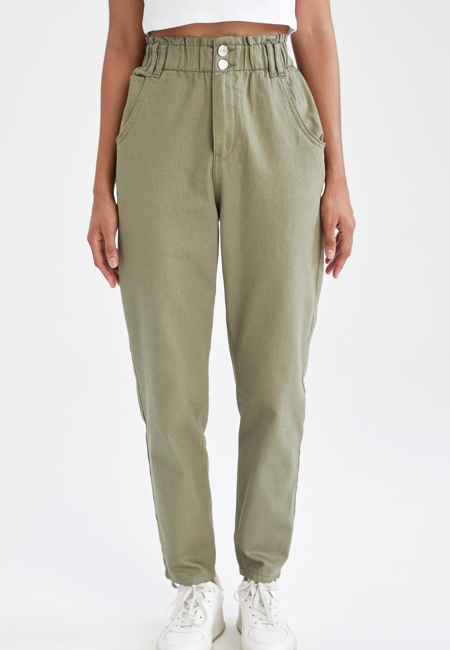 DeFacto SLOUCHY - Pantaloni sportivi - khaki/cachi - Zalando.it
