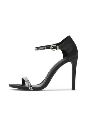 Kõrge kontsaga sandaalid - black/silver