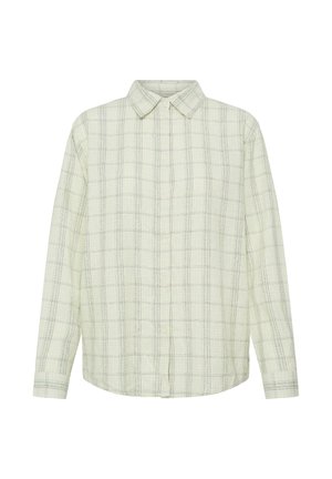 ICHI, IHLINNO SH - Blúzka so zapínaním na gombíky - green check