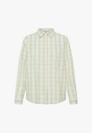ICHI, IHLINNO SH - Blúzka so zapínaním na gombíky - green check