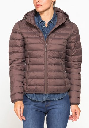 Carrera Jeans, GIUBBOTTO PER DONNA, TINTA UNITA - Giacca invernale - brown