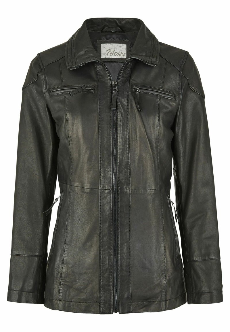 Seneka Ledermantel Emp Trenchcoat Gipsy Mantel Schwarz Gipsy - Main Image