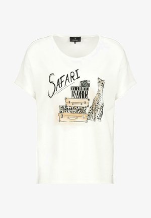 MIT PRINT - Print T-shirt - white