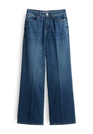 someday., MID RISE ANKLE BARREL FIT - Wide Leg - mid mist blue
