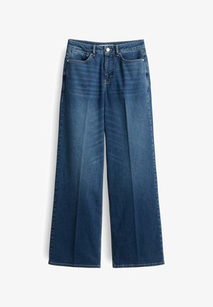 someday., MID RISE ANKLE BARREL FIT - Wide Leg - mid mist blue