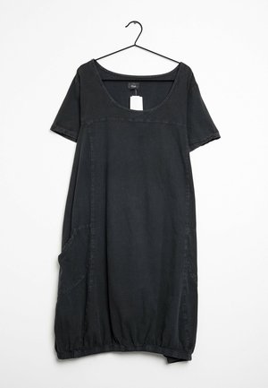 Zizzi Robe en jean - black