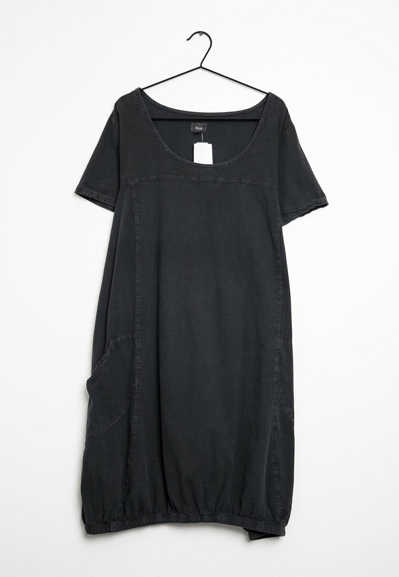 Zizzi Robe en jean - black