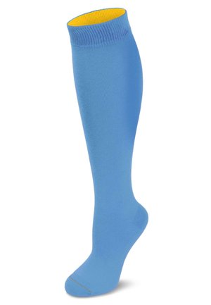 KNEE HIGH SOCKS BI-COLOR - Kniestrümpfe - himmelblau/aprikose