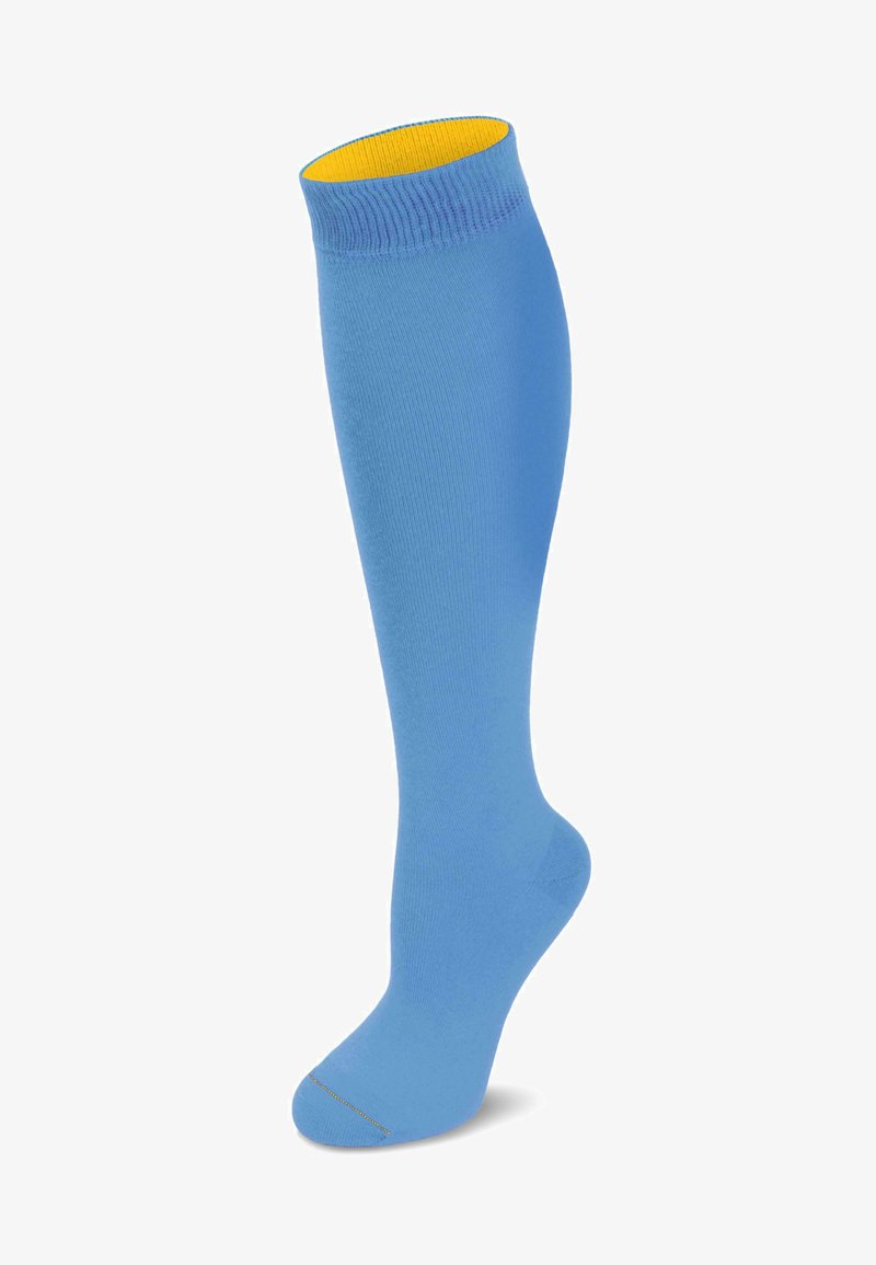 Normani KNEE HIGH SOCKS BI-COLOR - Kniestrümpfe - himmelblau/aprikose