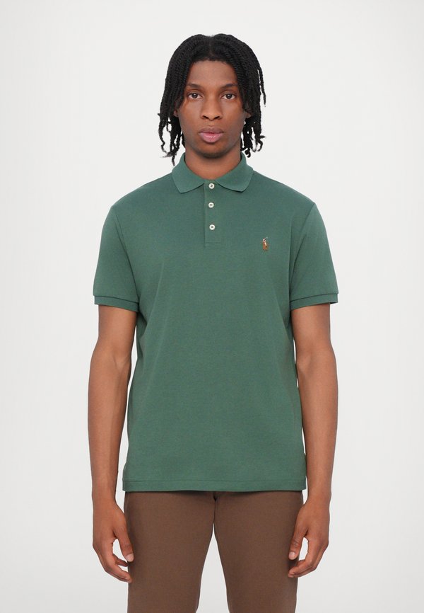 CUSTOM SLIM FIT SOFT COTTON POLO SHIRT - Polo shirt - washed forest