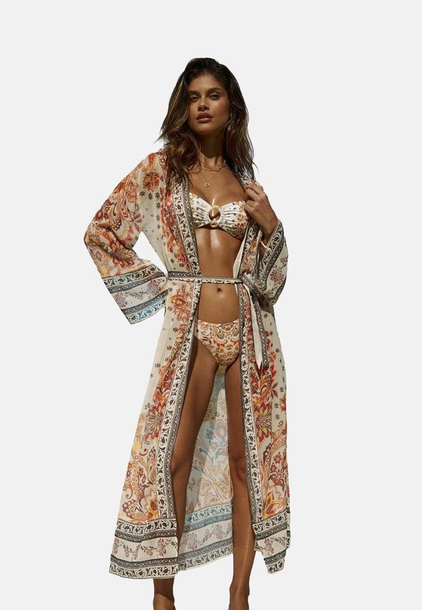 REGULAR FIT - PRINTED KIMONO - Strandaccessoire