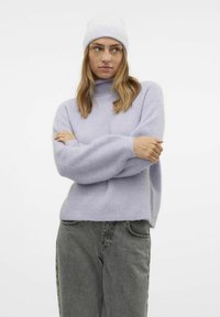 Vero Moda MILI - Strickpullover - cosmic sky