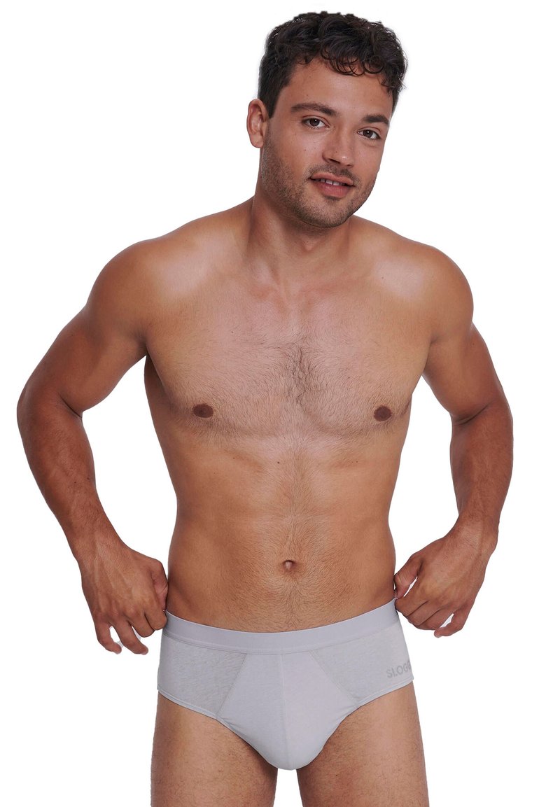 Sloggi MEN GO ABC BRIEF 6 PACK - Slip - platinum
