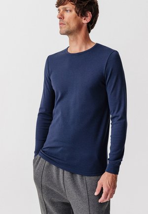 COL ROND CLASSIQUE - Hemd - marine foncé