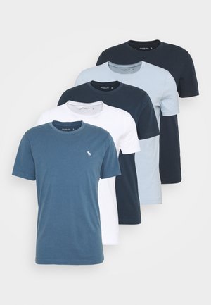 ICON CREW 5 PACK - T-shirts - blue